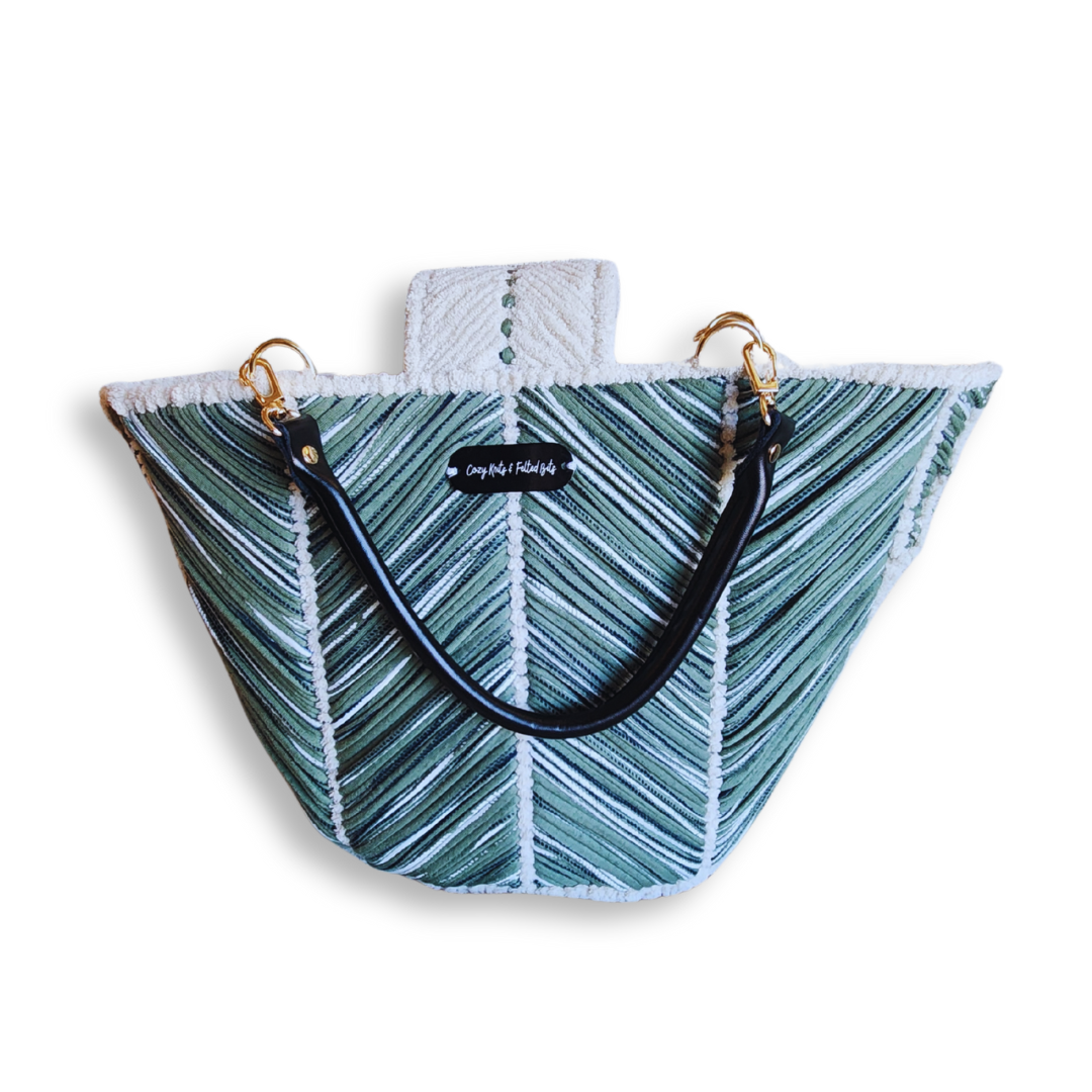 Handmade Embroidered Tote Bag - Artisan Craftsmanship