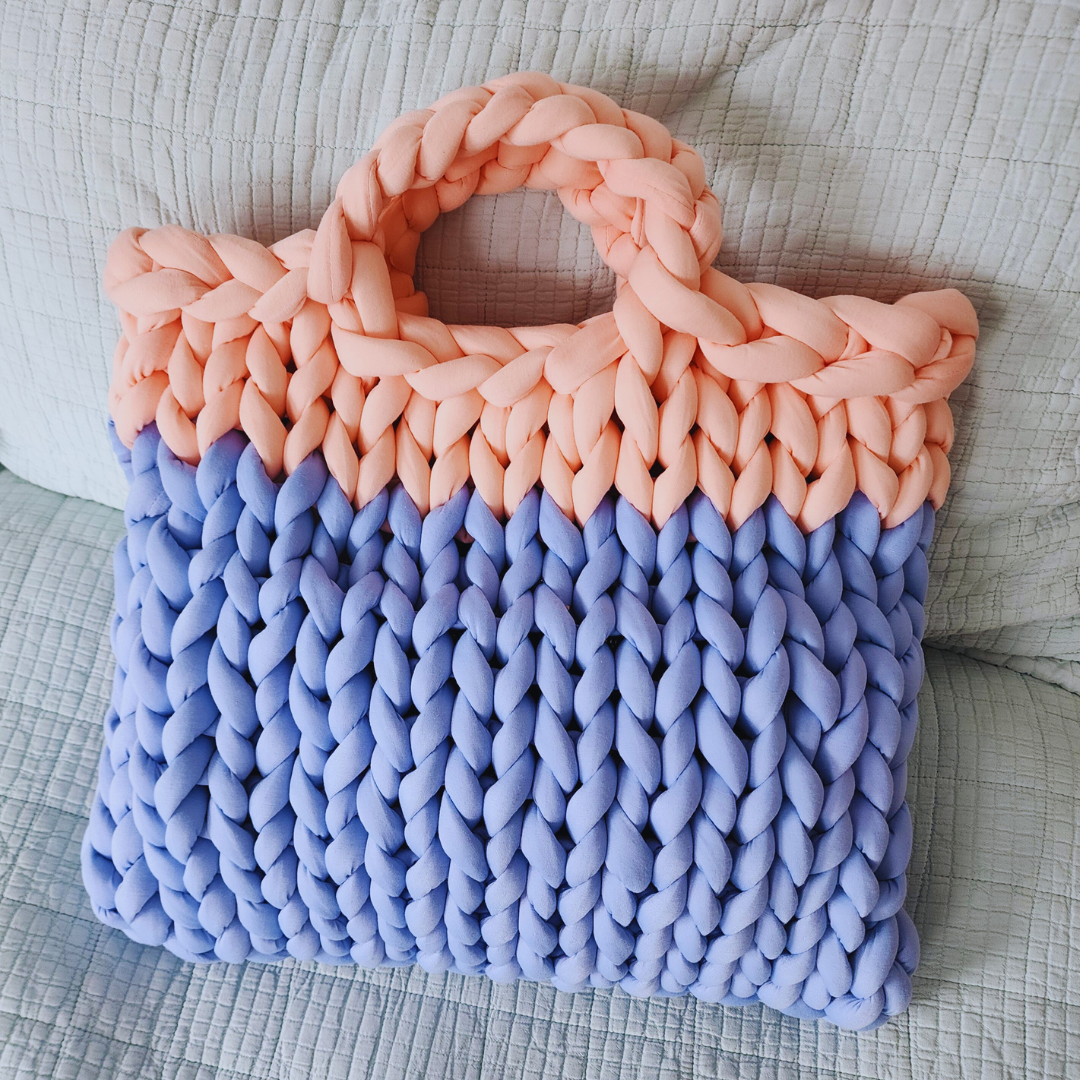 Handmade Extra Large Single Stitch Summer Tote Bag
