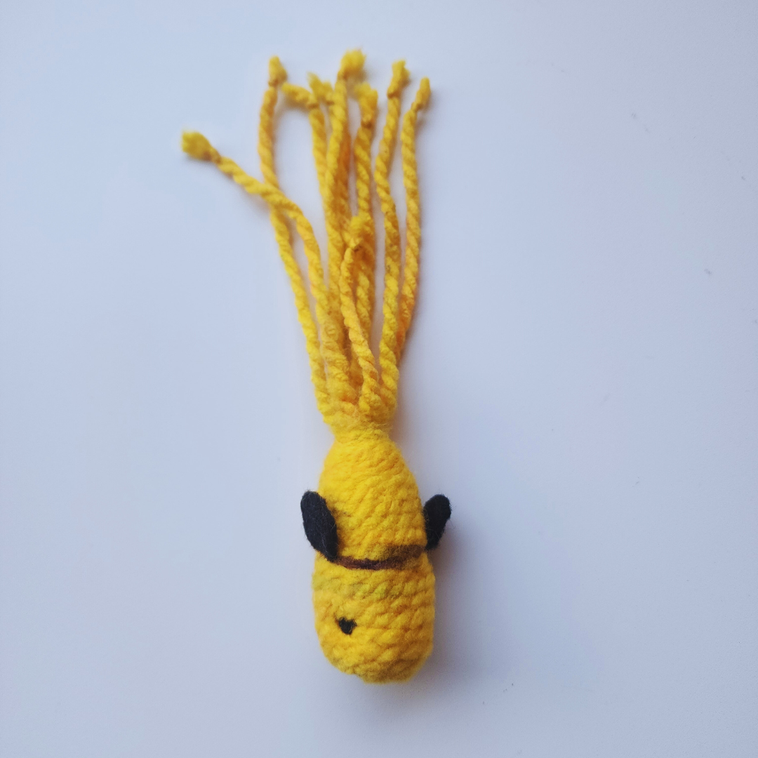 Handmade Catnip Fish Cat Toy, Durable Wool & Acrylic