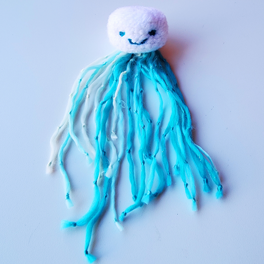 Handmade Catnip Jellyfish Cat Toy - Durable & Engaging
