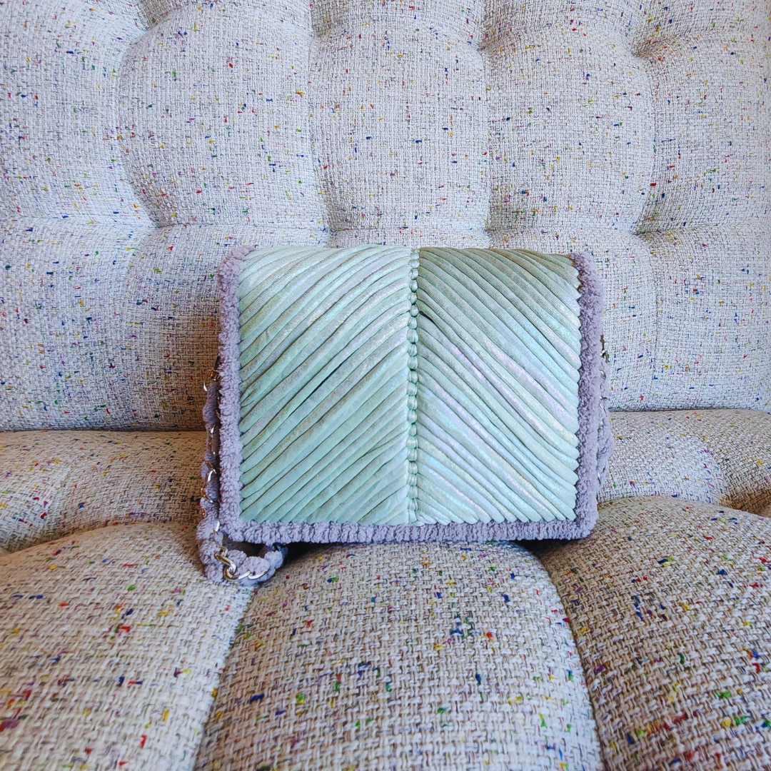 Handmade Embroidered Evening Clutch