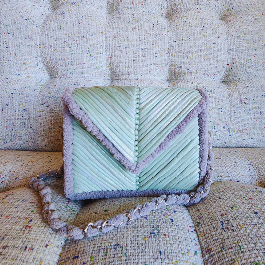 Handmade Embroidered Evening Clutch