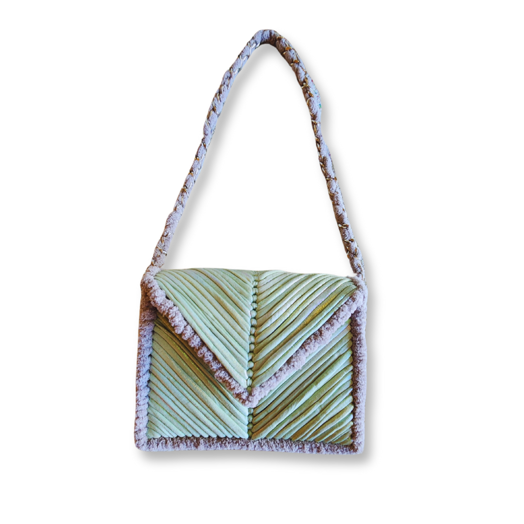 Handmade Embroidered Evening Clutch