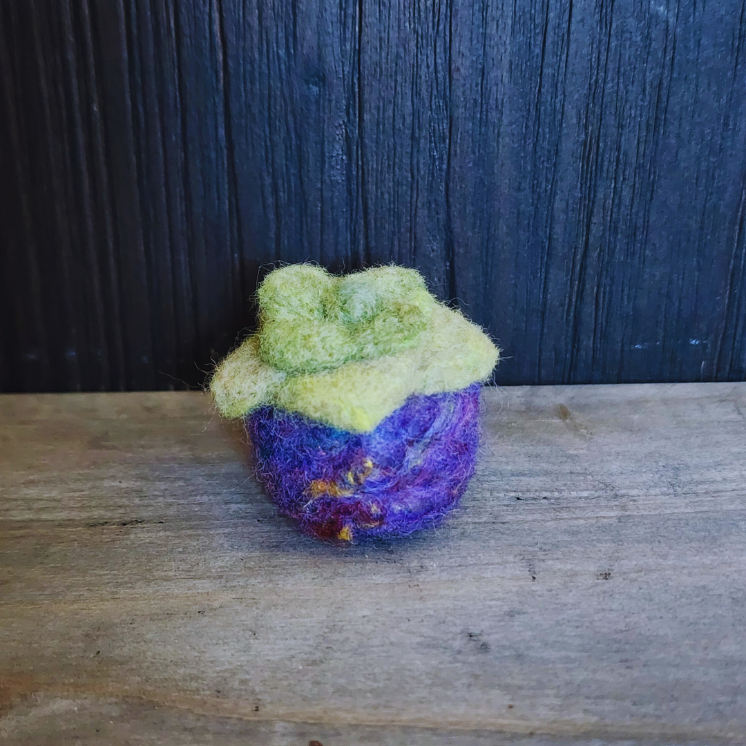Handmade Wool Felted Mini Succulent, No Water