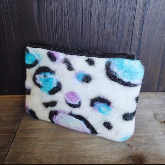BATCH 001: Wet Felted Coin Purses with Zipper and Pinch Closure