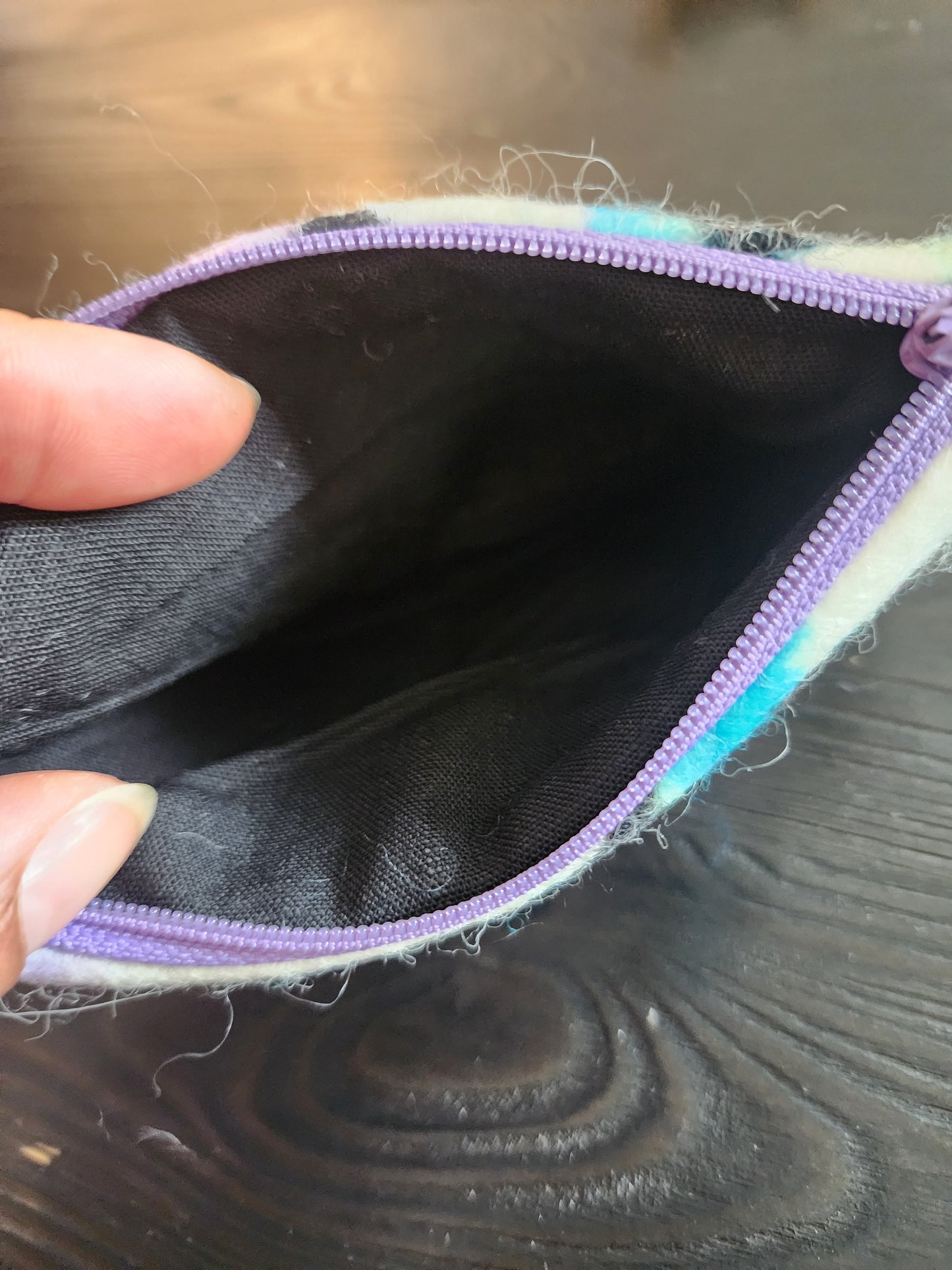 BATCH 001: Wet Felted Coin Purses with Zipper and Pinch Closure