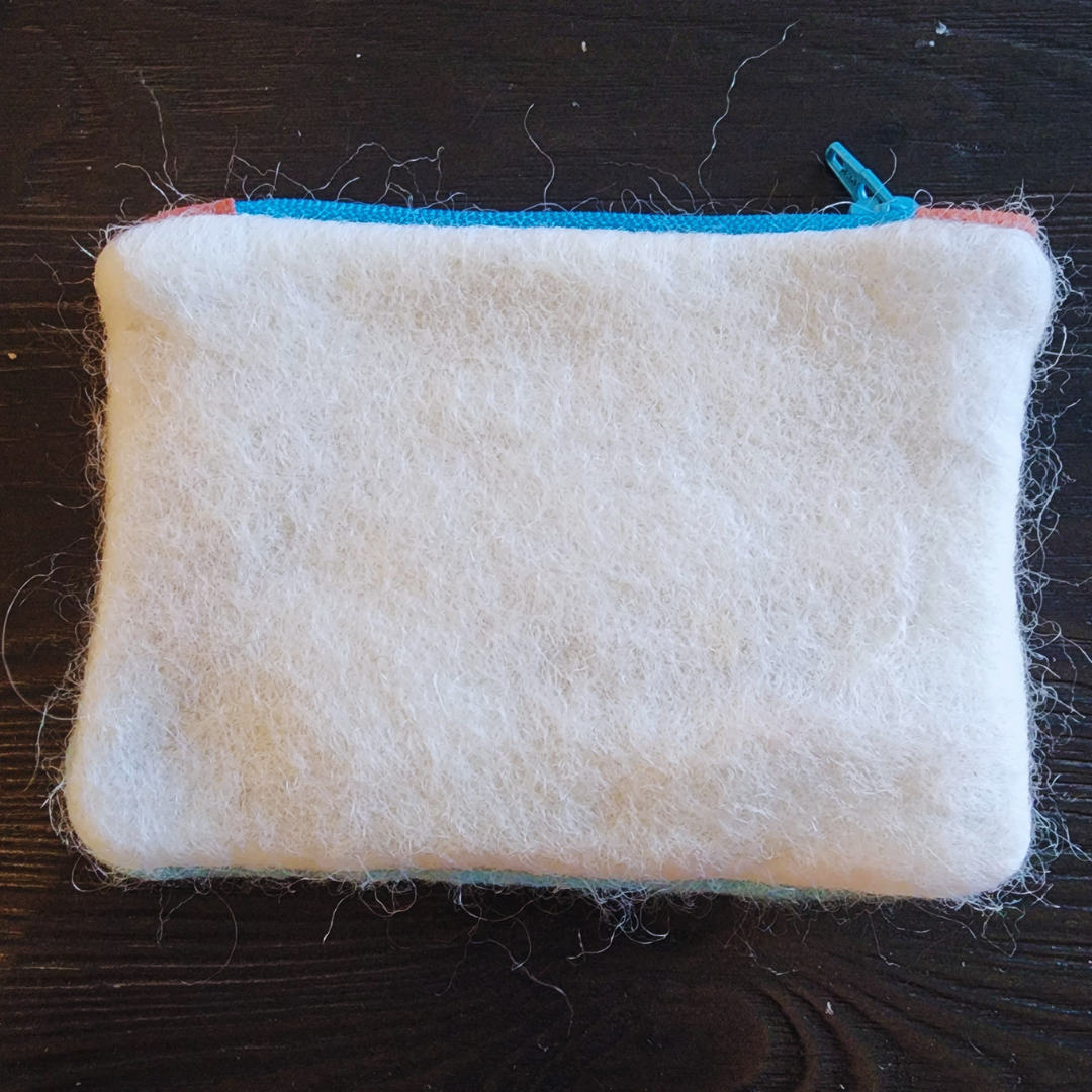 BATCH 004: Wet Felted Coin Purses with Zipper Closure