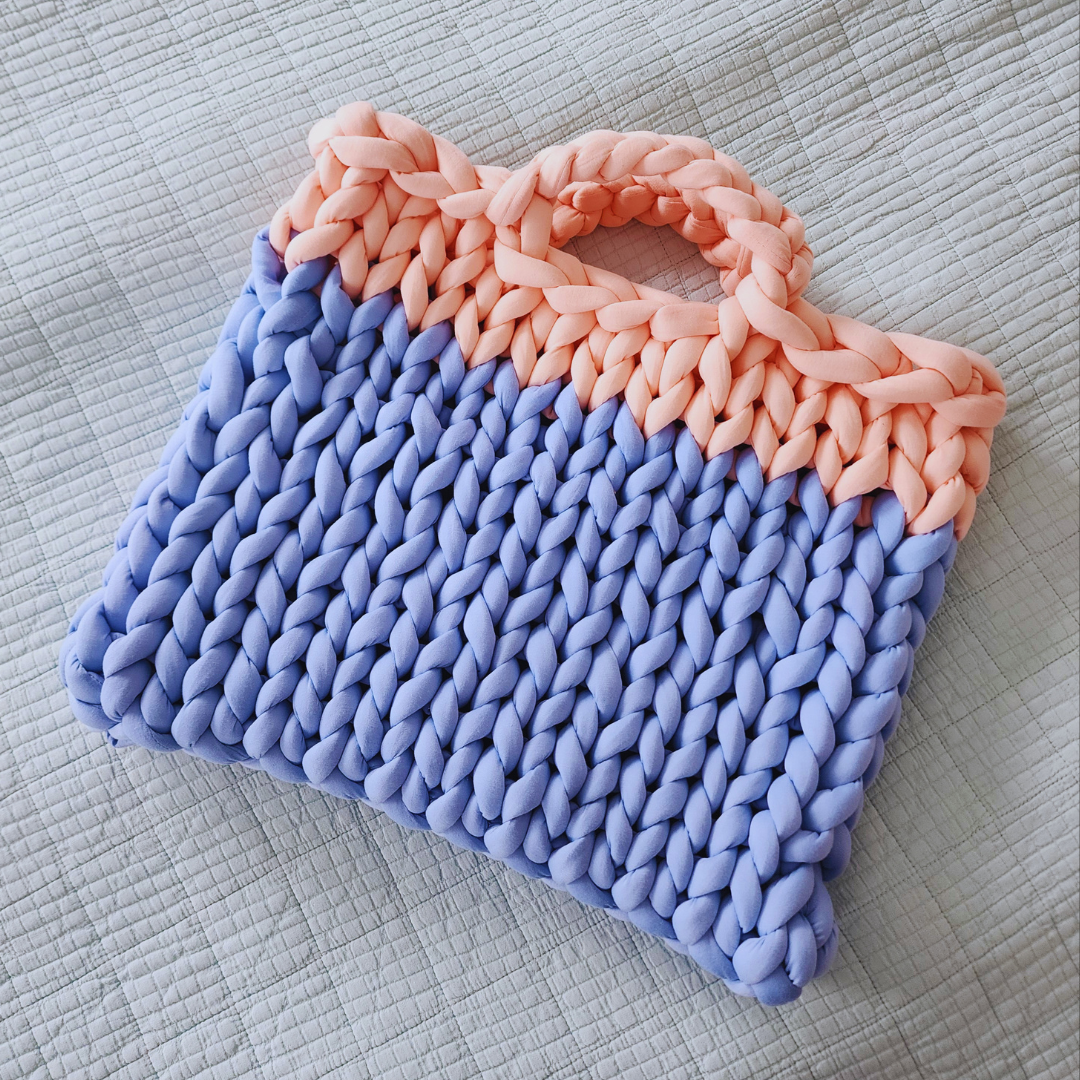 Handmade Extra Large Single Stitch Summer Tote Bag